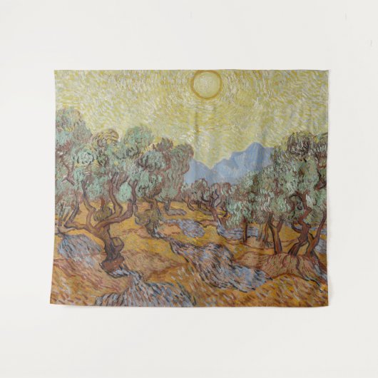 Tenture Olive Trees, Vincent van Gogh (Devant (Horizontal))
