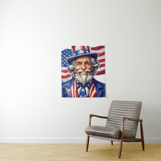 Tenture Oncle Sam USA (En situation)