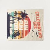 Tenture One in the Sun, Beach Boys Birthday Tapestry (Devant (Horizontal))