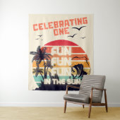 Tenture One in the Sun, Beach Boys Birthday Tapestry (En situation)