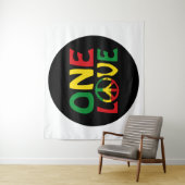 Tenture One Love, Reggae design (En situation)