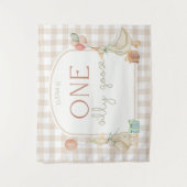 Tenture One Silly Goose Birthday Personalized Banner (Devant)