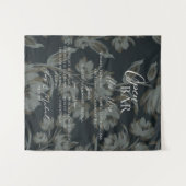 Tenture Open Bar and Signature Drink Brown Floral Wedding  (Devant (Horizontal))