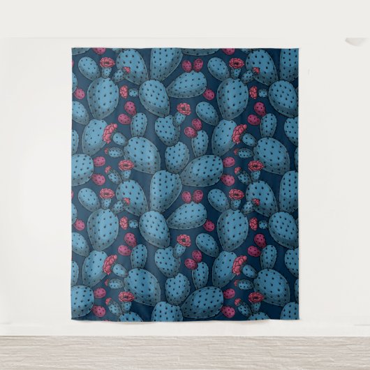 Tenture Opuntie de floraison (Devant)