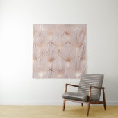 Tenture Or Art Nouveau : Feuille transparente (En situation)