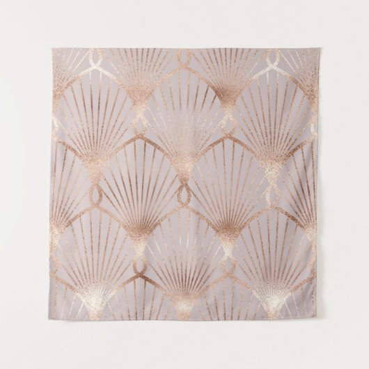 Tenture Or Art Nouveau : Feuille transparente (Devant)