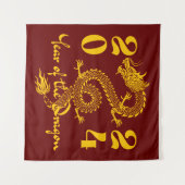 Tenture Or de l'année du Dragon (Devant (Horizontal))