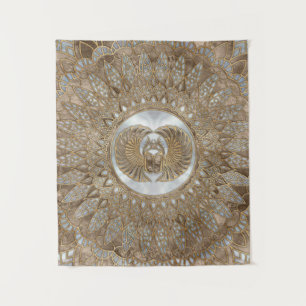 Tenture Or égyptiens de pastel de scarabée de scarabée