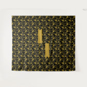 Tenture "or" ginkgo - (Devant (Horizontal))