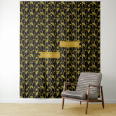 Tenture "or" ginkgo - (En situation)