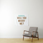 Tenture Or Will You Marry Me? Fond Marriage Proposition (En situation (horizontale))