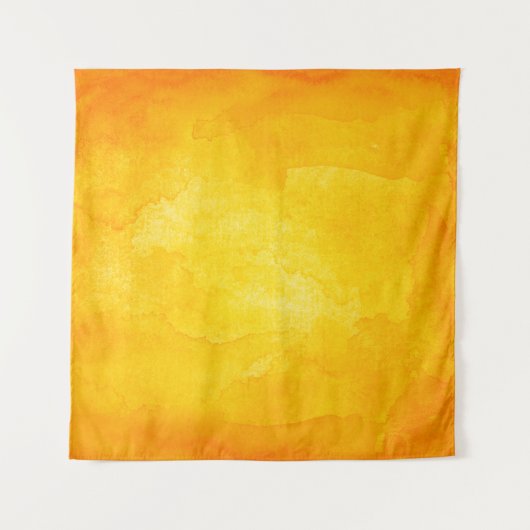 Tenture Orange abstract watercolor macro texture backgroun (Devant)