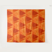 Tenture Orange Abstrait Automne Autumnal Motif de papier p (Devant (Horizontal))