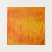 Tenture Orange de mosaïque Abstraite : brillant (Devant (Horizontal))