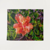 Tenture Orange Hibiscus Beauté (Devant (Horizontal))