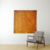 Tenture Orange jaune grunge fond abstrait, art, backgr (En situation)
