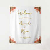 Tenture Orange Oleander Mariage de fleurs Accueil (Devant)