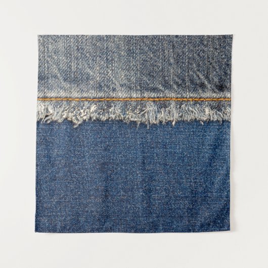 Tenture Orange Stitch, Double Denim Patch. (Devant)