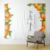 Tenture Oranges Modernes  Semaine de Mariage sur le Citrus (En situation (horizontale))