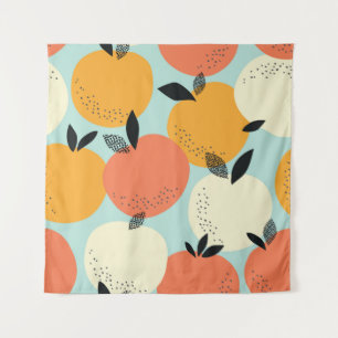 Tenture Oranges Motif : Conception Vibrante sans fil.