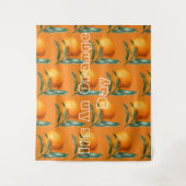 Tenture Oranges pour une journée orange (Devant)