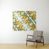 Tenture Orchidée cymbide verte Tapestry (En situation (horizontale))