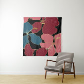 Tenture Orchidées d'or, art floral élégant. (En situation (horizontale))