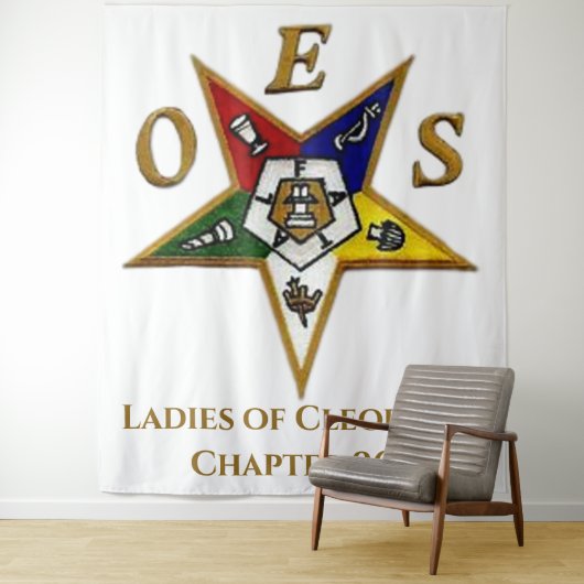 Tenture Ordre de l'Étoile de l'Est (En situation)