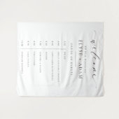 Tenture Ordre du jour Ellesmere Bienvenue (Devant (Horizontal))