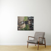 Tenture Oreiller à lancer de chien de taureau français (En situation (horizontale))