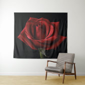 Tenture oreiller rouge (En situation (horizontale))