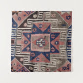 Tenture Oriental Antique Rouge Kilim Rug (Devant)