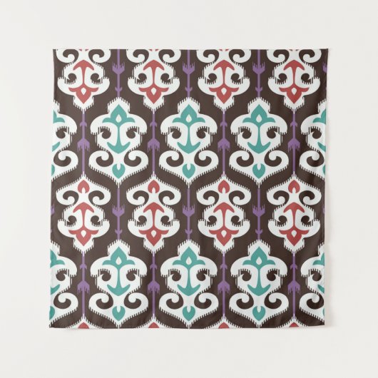 Tenture Oriental fabric ornament seamless pattern (Devant)