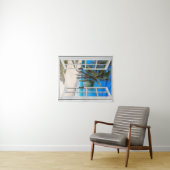 Tenture orientée de plage de palmiers (En situation (horizontale))