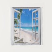 Tenture orientée de plage tropicale (Devant)