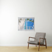 Tenture orientée de plage tropicale (En situation (horizontale))