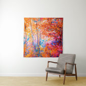 Tenture Original oil painting showing beautiful autumn lan (En situation)