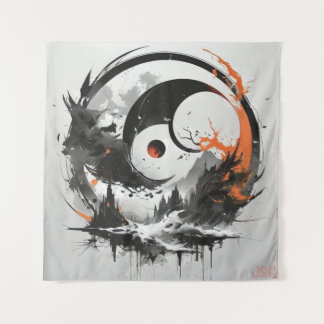 Tenture Original Tranquil Koi