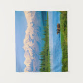 Tenture Orignal mâle dans le Wonder Lake (Devant)