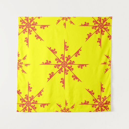 Tenture Ornament Swirl Pattern vintage illustrationabstrac (Devant)