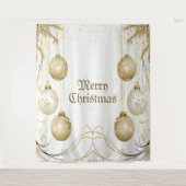 Tenture Ornement d'or Noël Fête de Noël Élégant (Devant)