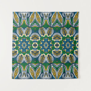 Tenture Ornement floral traditionnel, motif sans couture a