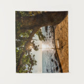 Tenture Oscillation sur la plage au coucher du soleil (Devant)