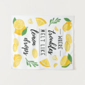Tenture Où Les Problèmes Fondent Comme Le Citron Baisse L' (Devant (Horizontal))