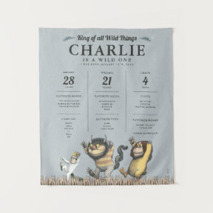 Tenture Où sont les choses sauvages - 1er anniversaire