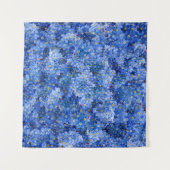 Tenture Oublie-moi pas Motif de fleurs (Devant (Horizontal))