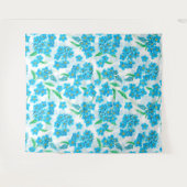 Tenture Oubliez-moi pas les fleurs d'aquarelle (Devant (Horizontal))