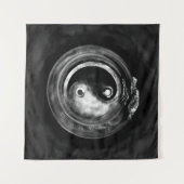 Tenture Ouroboros Yin - Yang (Devant (Horizontal))