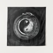 Tenture Ouroboros Yin - Yang (Devant)