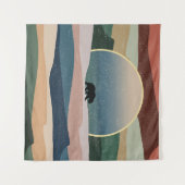 TENTURE OURS DANS LE COUCHER DE SOLEIL DÉSERT (Devant (Horizontal))